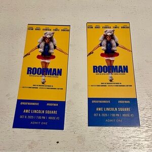 Roofman screening tickets